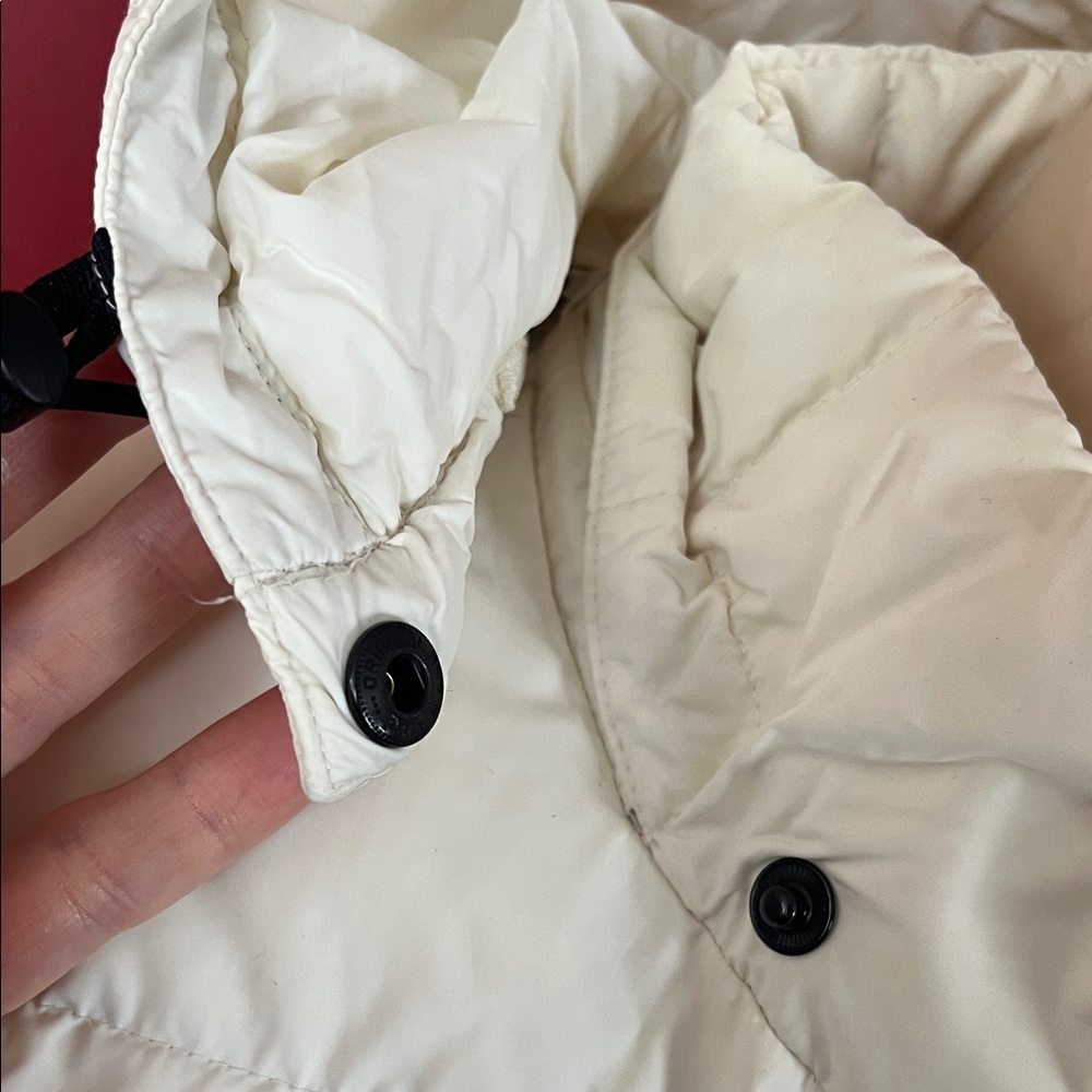 EUC Lands' End cream Goosedown winter Jacket - Picture 4 of 16